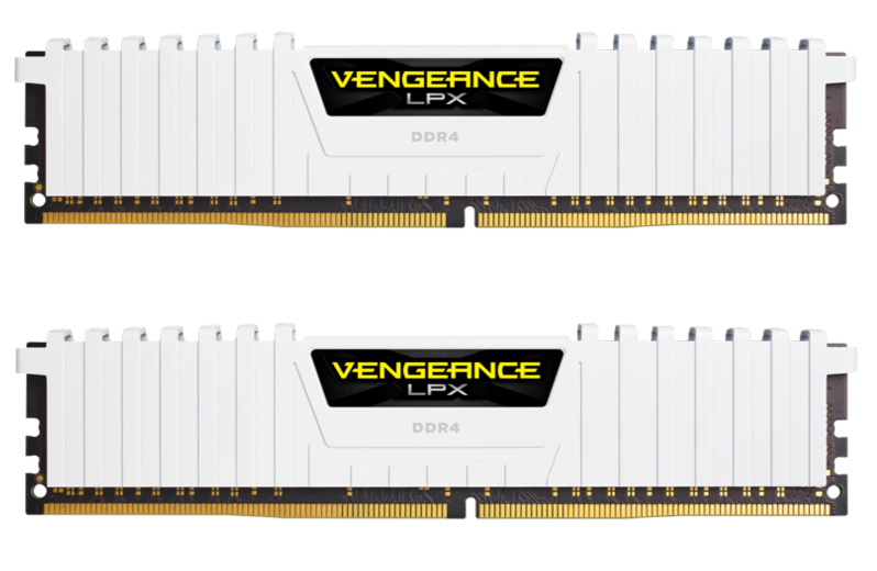 Memria RAM Corsair Vengeance LPX 16GB (2x8GB) DDR4-3200MHz CL16 Branca 1